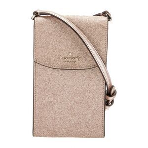 Kate Spade New York Tinsel North South Flap Phone Glitter Crossbody Bag